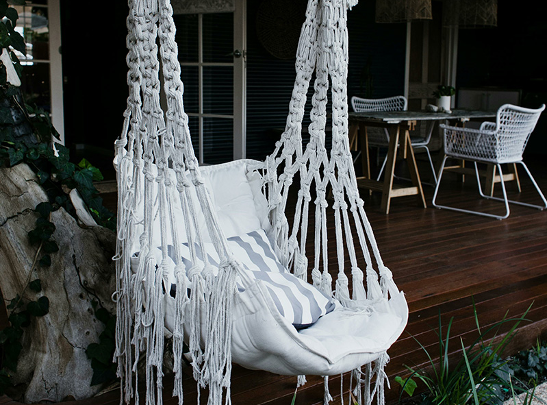 吊床绳子怎么绑