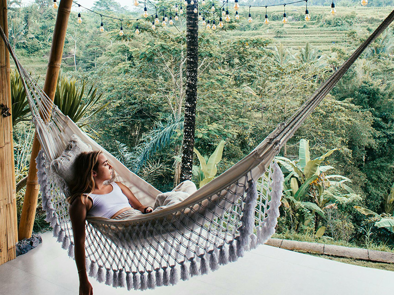 吊床绑好后怎么测试它的牢固程度？